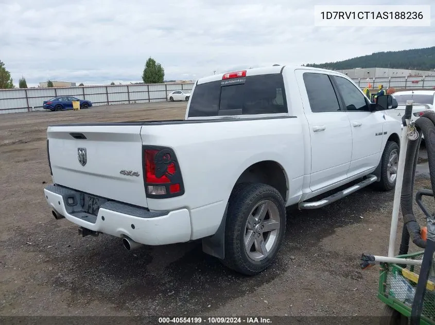 2010 Dodge Ram 1500 Slt/Sport/Trx VIN: 1D7RV1CT1AS188236 Lot: 40554199