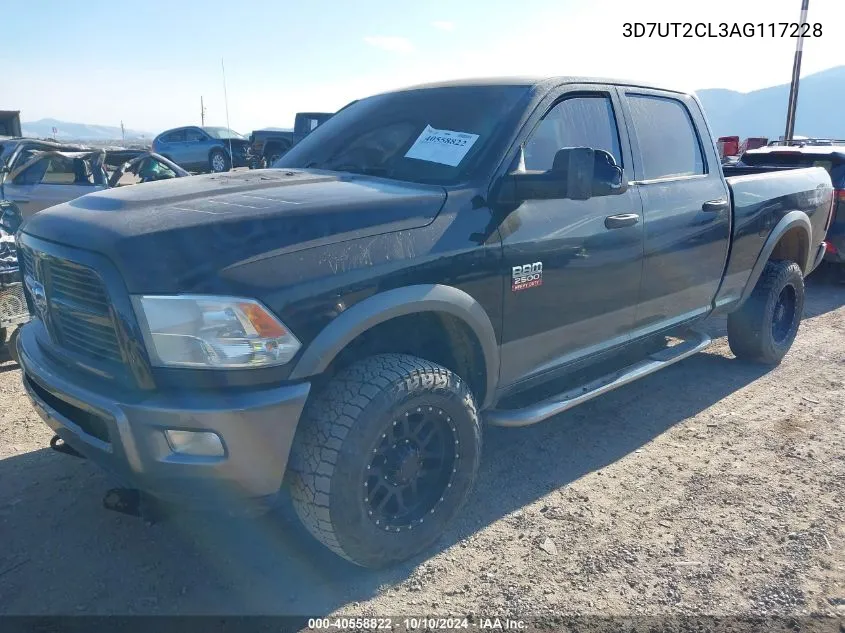 2010 Dodge Ram 2500 Slt VIN: 3D7UT2CL3AG117228 Lot: 40558822