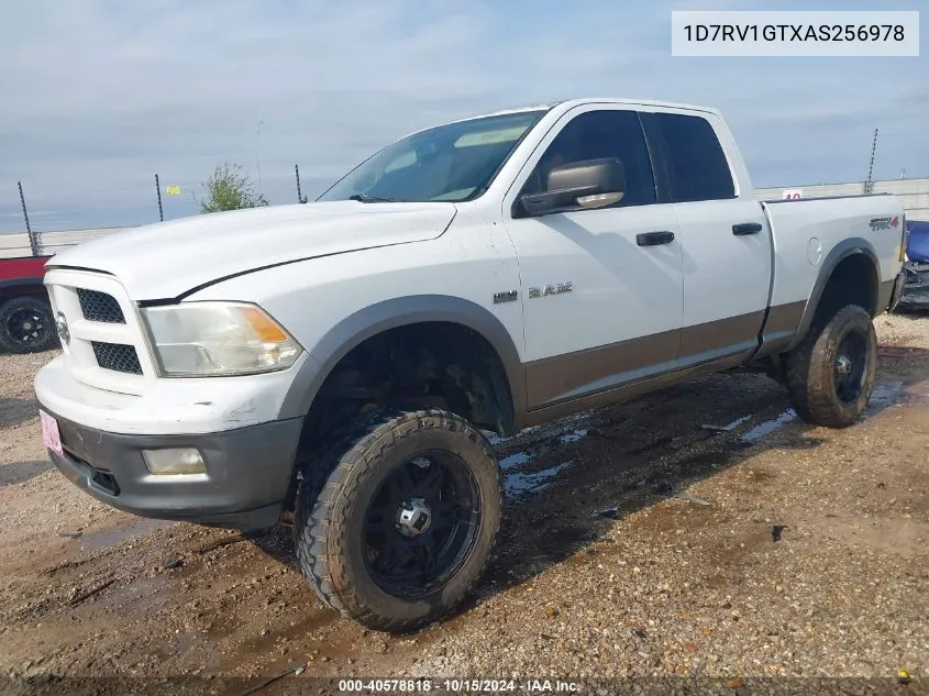 2010 Dodge Ram 1500 VIN: 1D7RV1GTXAS256978 Lot: 40578818