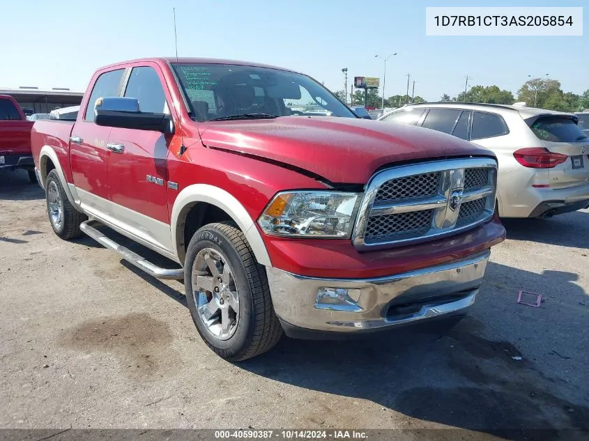 2010 Dodge Ram 1500 Laramie VIN: 1D7RB1CT3AS205854 Lot: 40590387