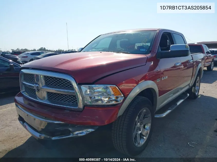 2010 Dodge Ram 1500 Laramie VIN: 1D7RB1CT3AS205854 Lot: 40590387