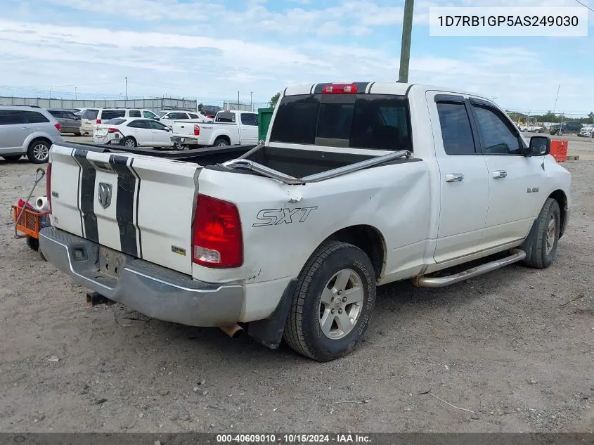 2010 Dodge Ram 1500 Slt/Sport/Trx VIN: 1D7RB1GP5AS249030 Lot: 40609010