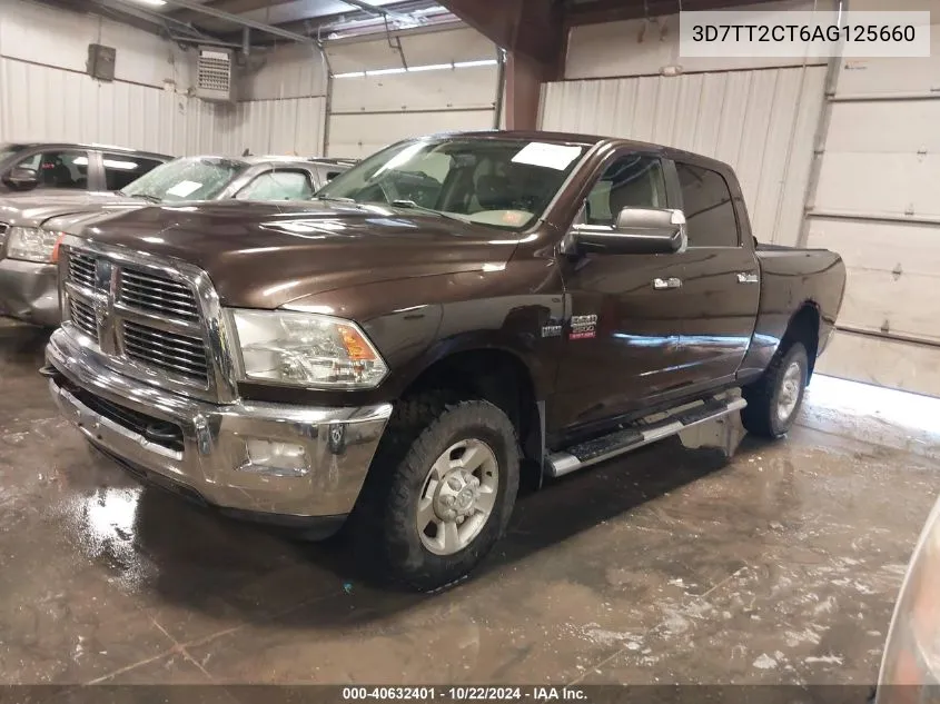 2010 Dodge Ram 2500 Slt VIN: 3D7TT2CT6AG125660 Lot: 40632401