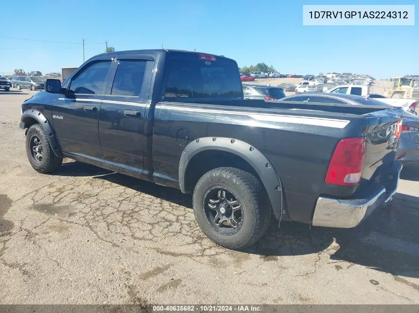 2010 Dodge Ram 1500 St VIN: 1D7RV1GP1AS224312 Lot: 40635682