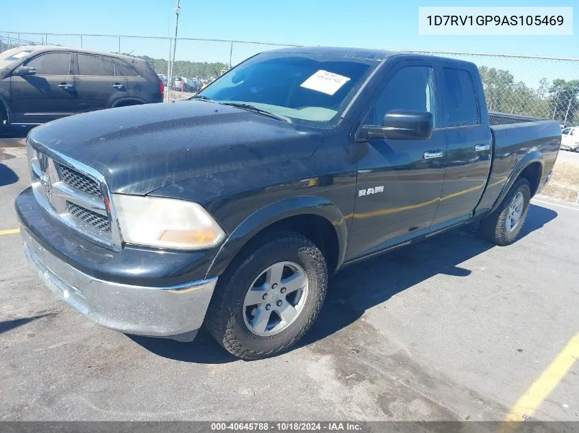 2010 Dodge Ram 1500 Slt/Sport/Trx VIN: 1D7RV1GP9AS105469 Lot: 40645788