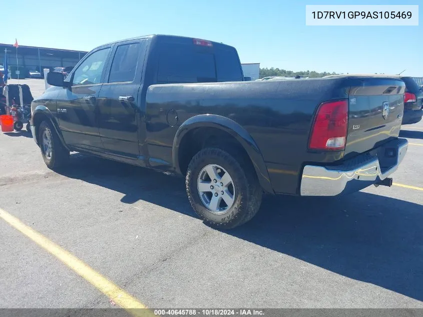 1D7RV1GP9AS105469 2010 Dodge Ram 1500 Slt/Sport/Trx