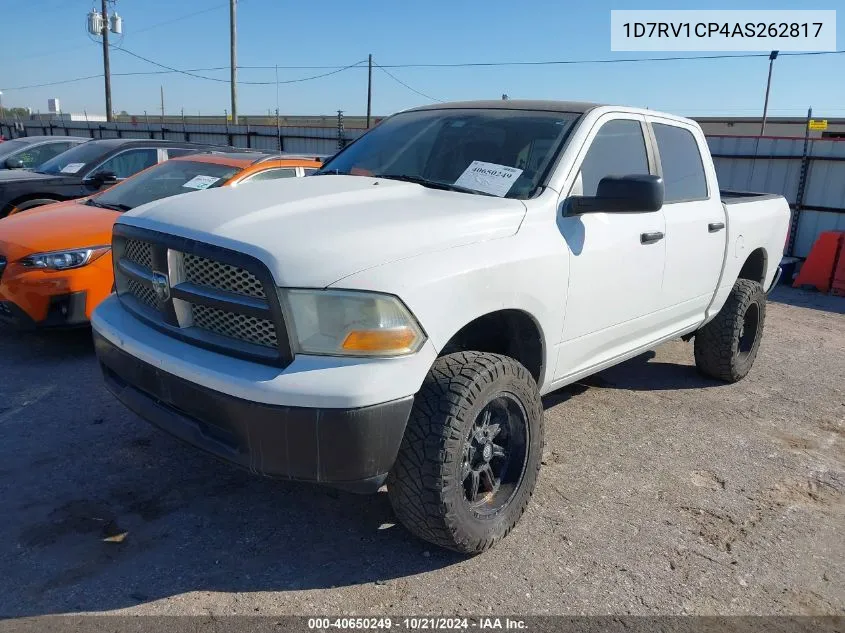 2010 Dodge Ram 1500 VIN: 1D7RV1CP4AS262817 Lot: 40650249