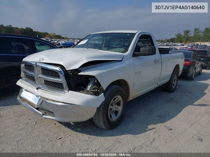 2010 Dodge Ram 1500 Slt/Trx VIN: 3D7JV1EP4AG140640 Lot: 40654194