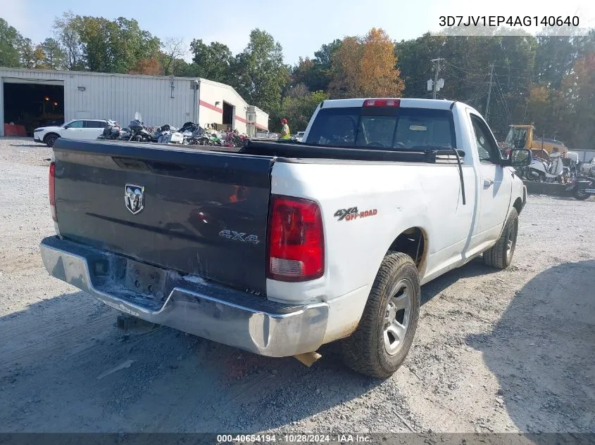 2010 Dodge Ram 1500 Slt/Trx VIN: 3D7JV1EP4AG140640 Lot: 40654194