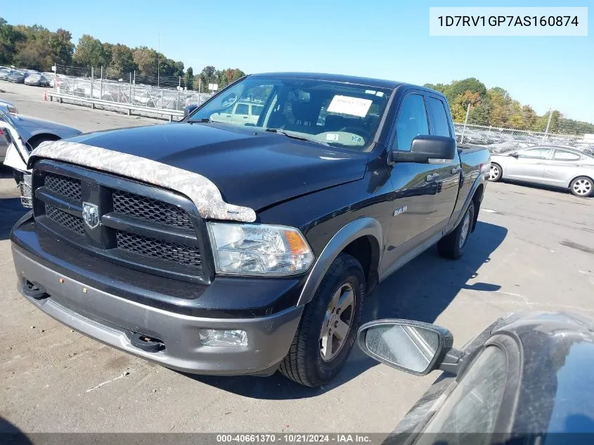 2010 Dodge Ram 1500 Slt/Sport/Trx VIN: 1D7RV1GP7AS160874 Lot: 40661370