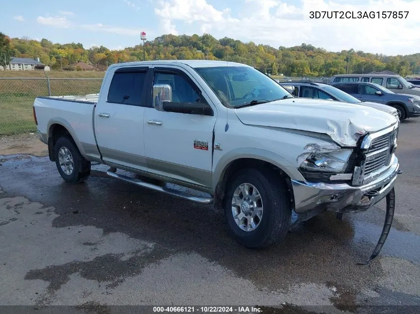 2010 Dodge Ram 2500 Laramie VIN: 3D7UT2CL3AG157857 Lot: 40666121