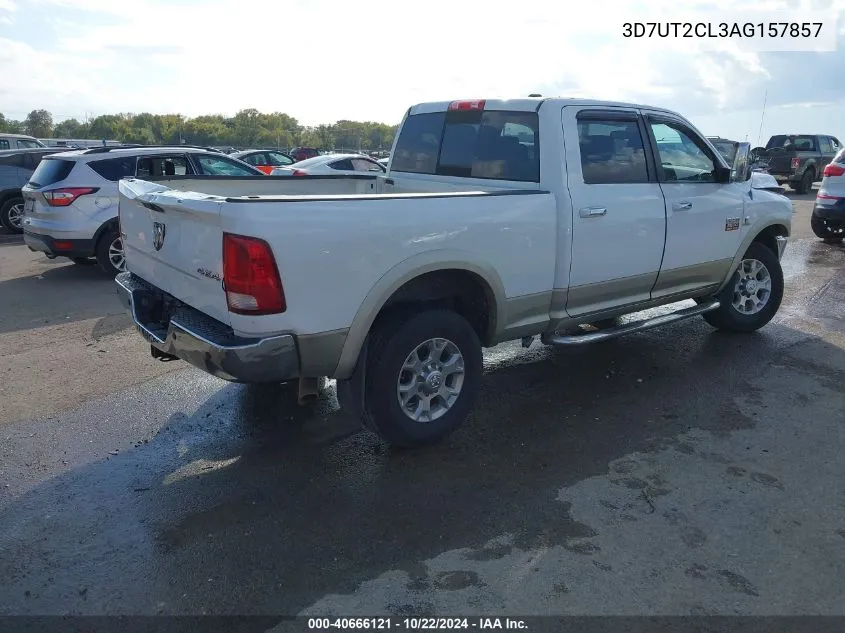 2010 Dodge Ram 2500 Laramie VIN: 3D7UT2CL3AG157857 Lot: 40666121