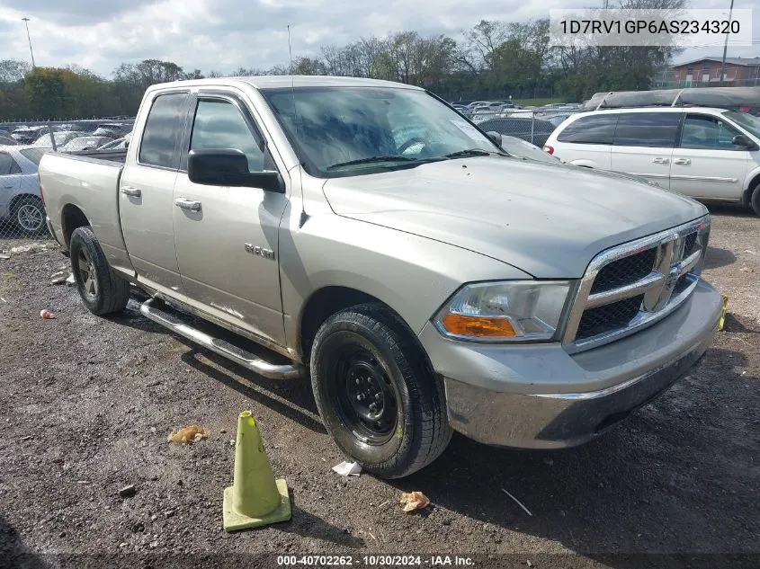 2010 Dodge Ram 1500 Slt/Sport/Trx VIN: 1D7RV1GP6AS234320 Lot: 40702262