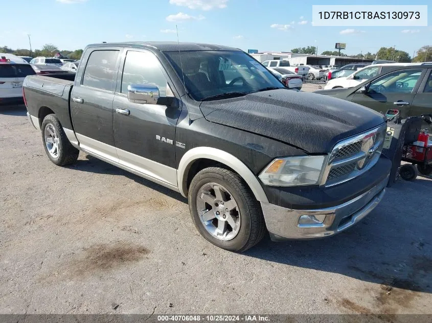 2010 Dodge Ram 1500 Laramie VIN: 1D7RB1CT8AS130973 Lot: 40706048