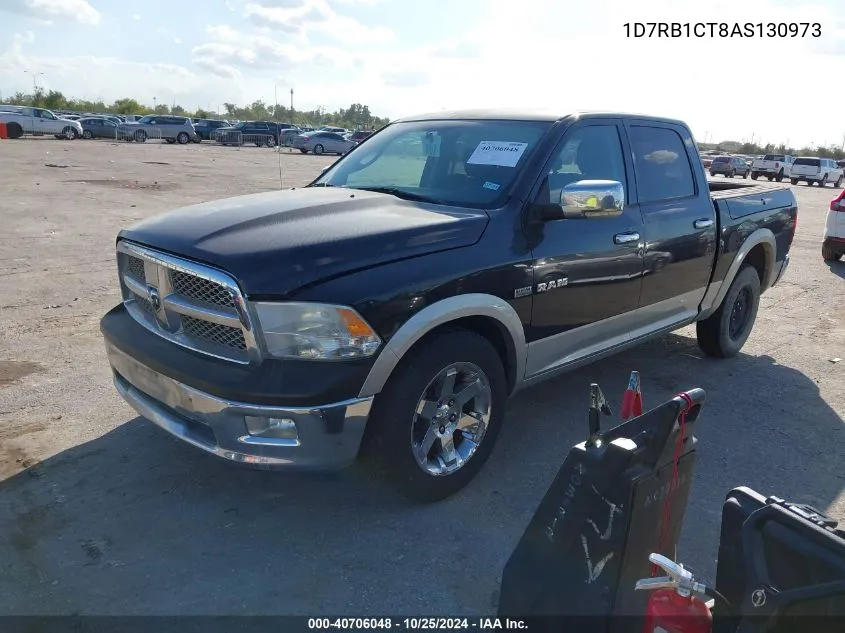 2010 Dodge Ram 1500 Laramie VIN: 1D7RB1CT8AS130973 Lot: 40706048