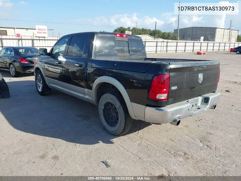 2010 Dodge Ram 1500 Laramie VIN: 1D7RB1CT8AS130973 Lot: 40706048