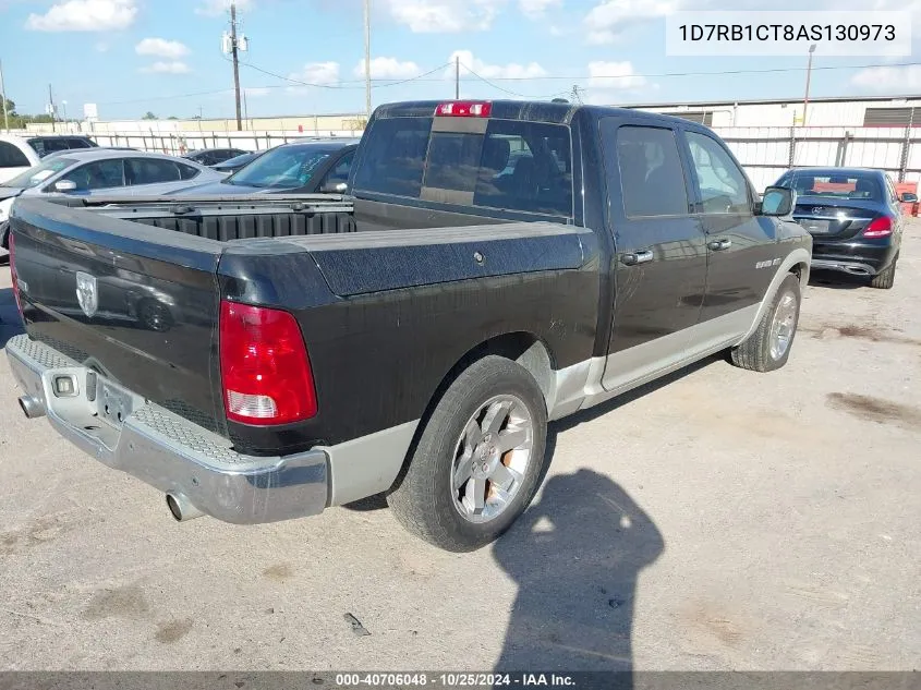 2010 Dodge Ram 1500 Laramie VIN: 1D7RB1CT8AS130973 Lot: 40706048