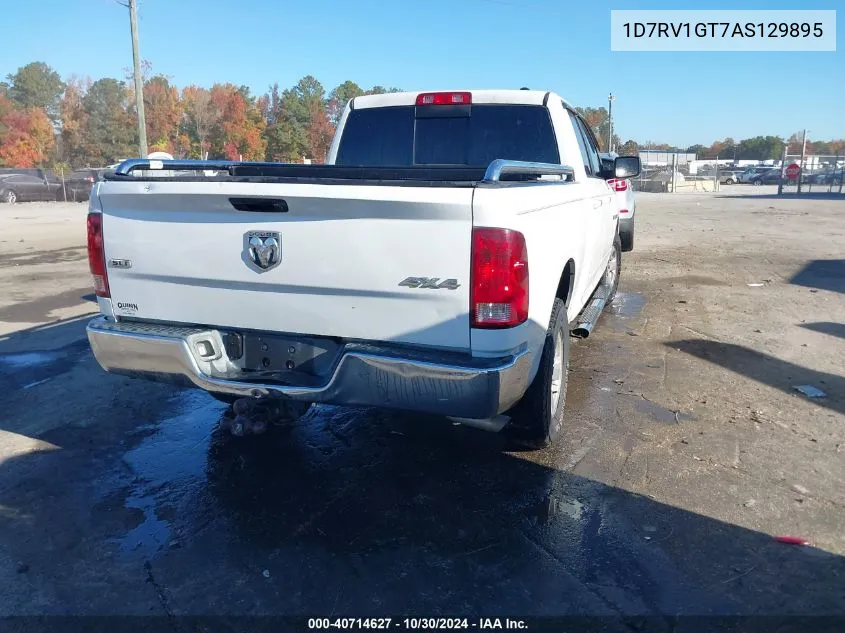 2010 Dodge Ram 1500 Slt/Sport/Trx VIN: 1D7RV1GT7AS129895 Lot: 40714627