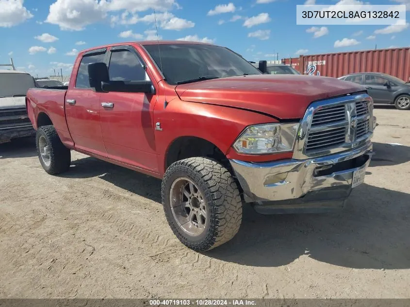 2010 Dodge Ram 2500 Slt VIN: 3D7UT2CL8AG132842 Lot: 40719103