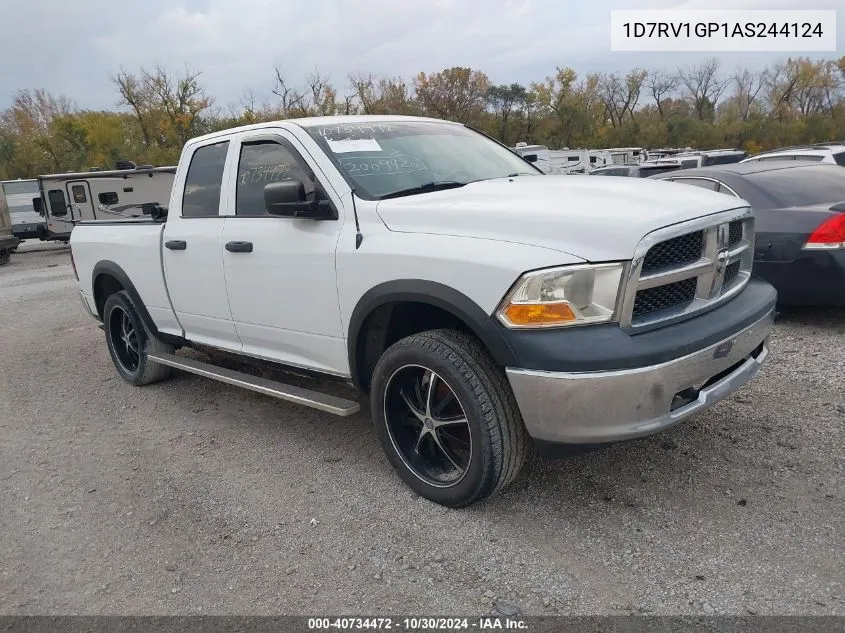 2010 Dodge Ram 1500 St VIN: 1D7RV1GP1AS244124 Lot: 40734472