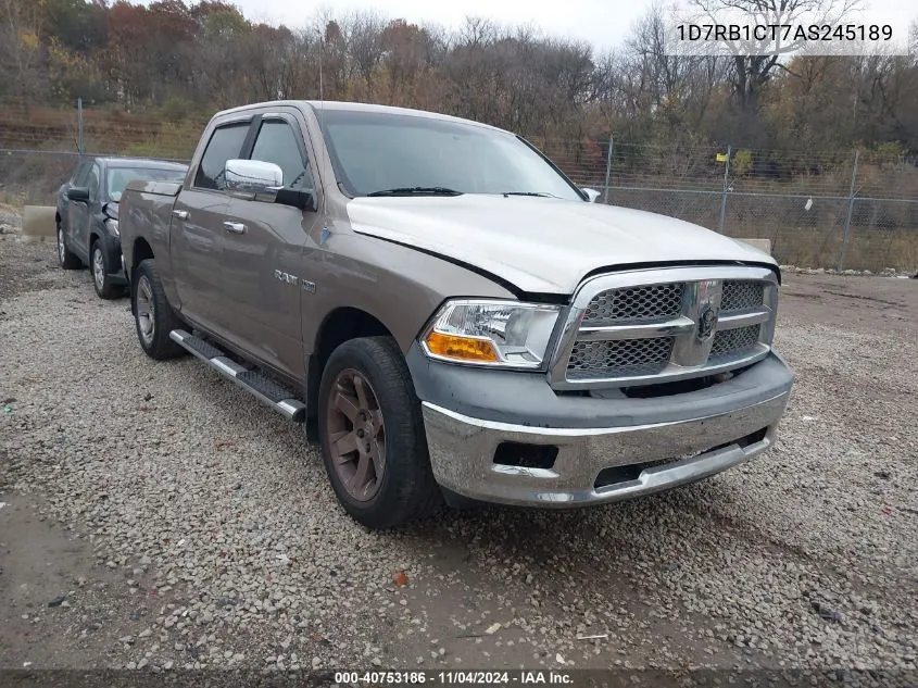 2010 Dodge Ram 1500 VIN: 1D7RB1CT7AS245189 Lot: 40753186