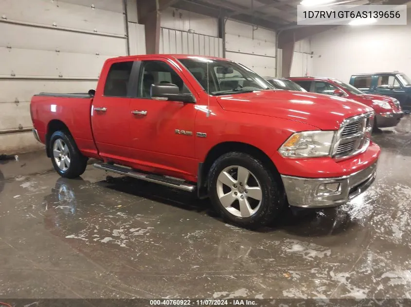 2010 Dodge Ram 1500 Slt/Sport/Trx VIN: 1D7RV1GT6AS139656 Lot: 40760922