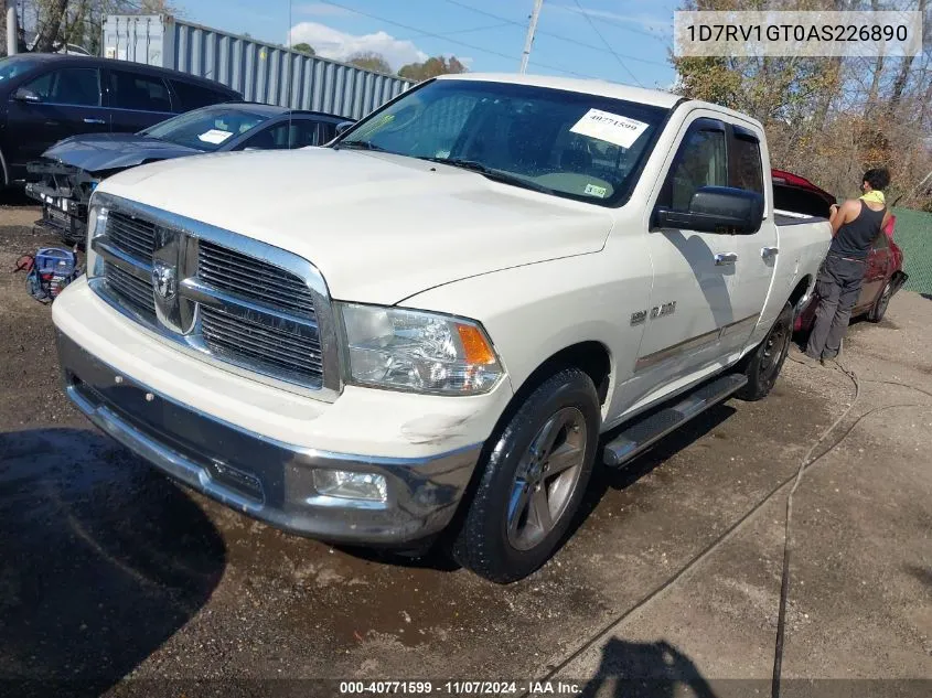 2010 Dodge Ram 1500 Slt/Sport/Trx VIN: 1D7RV1GT0AS226890 Lot: 40771599