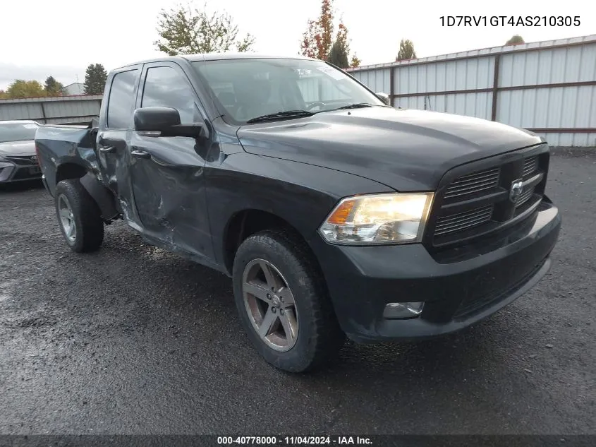 2010 Dodge Ram 1500 Slt/Sport/Trx VIN: 1D7RV1GT4AS210305 Lot: 40778000