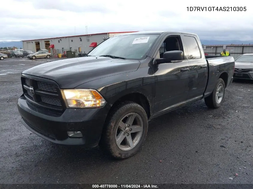 1D7RV1GT4AS210305 2010 Dodge Ram 1500 Slt/Sport/Trx