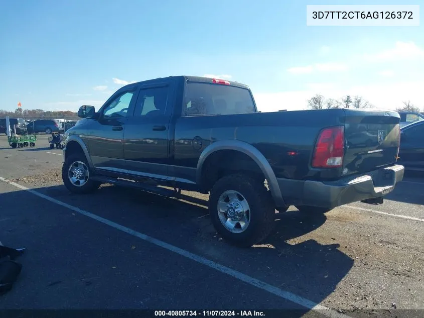 2010 Dodge Ram 2500 Slt VIN: 3D7TT2CT6AG126372 Lot: 40805734