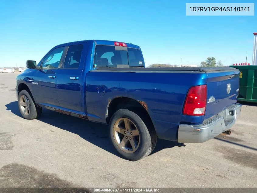 2010 Dodge Ram 1500 Slt/Sport/Trx VIN: 1D7RV1GP4AS140341 Lot: 40840737