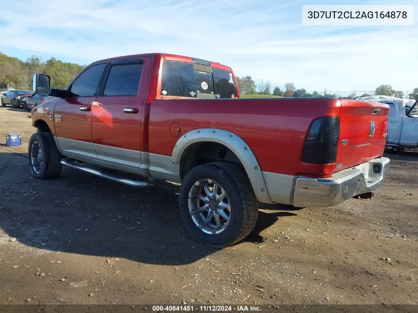 2010 Dodge Ram 2500 Laramie VIN: 3D7UT2CL2AG164878 Lot: 40841451