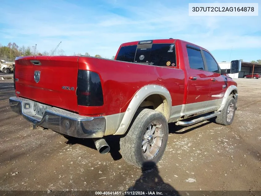 2010 Dodge Ram 2500 Laramie VIN: 3D7UT2CL2AG164878 Lot: 40841451