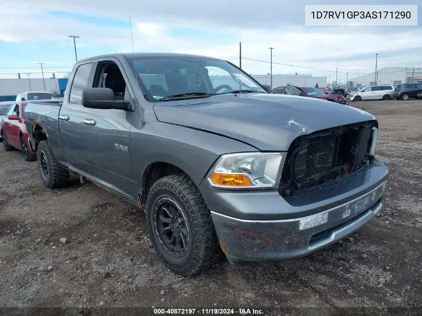 2010 Dodge Ram 1500 Slt/Sport/Trx VIN: 1D7RV1GP3AS171290 Lot: 40872197