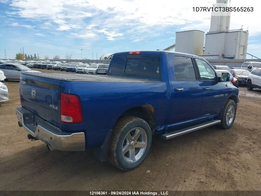 1D7RV1CT3BS565263 2011 Dodge Ram 1500