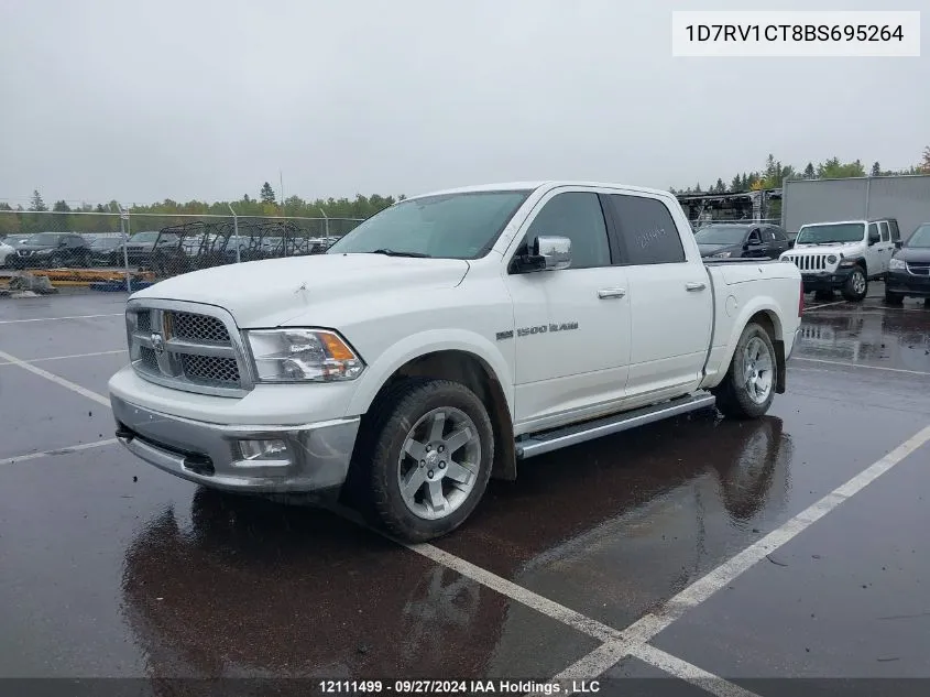 2011 Dodge Ram 1500 VIN: 1D7RV1CT8BS695264 Lot: 12111499