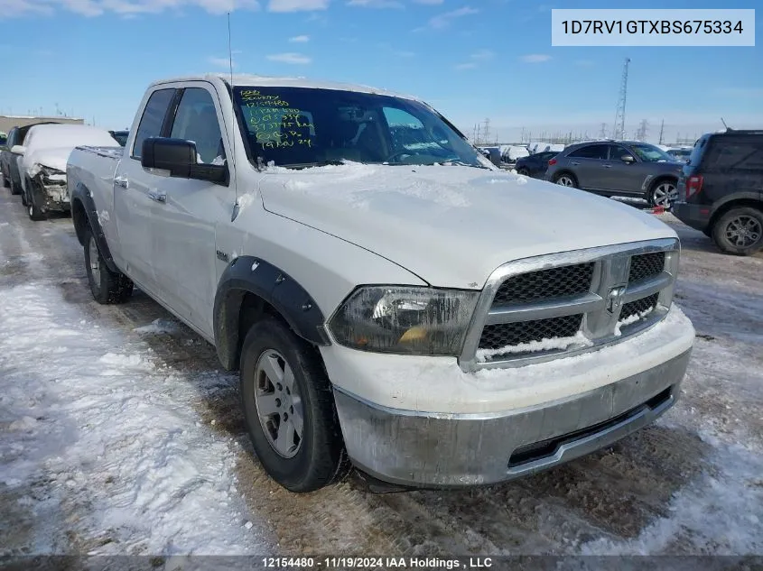 2011 Dodge Ram 1500 VIN: 1D7RV1GTXBS675334 Lot: 12154480