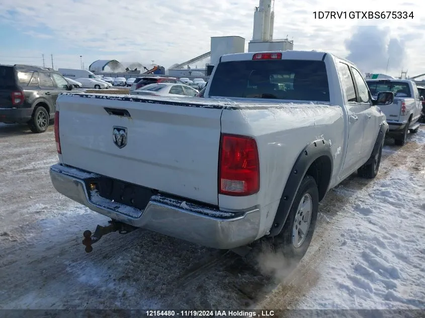 2011 Dodge Ram 1500 VIN: 1D7RV1GTXBS675334 Lot: 12154480