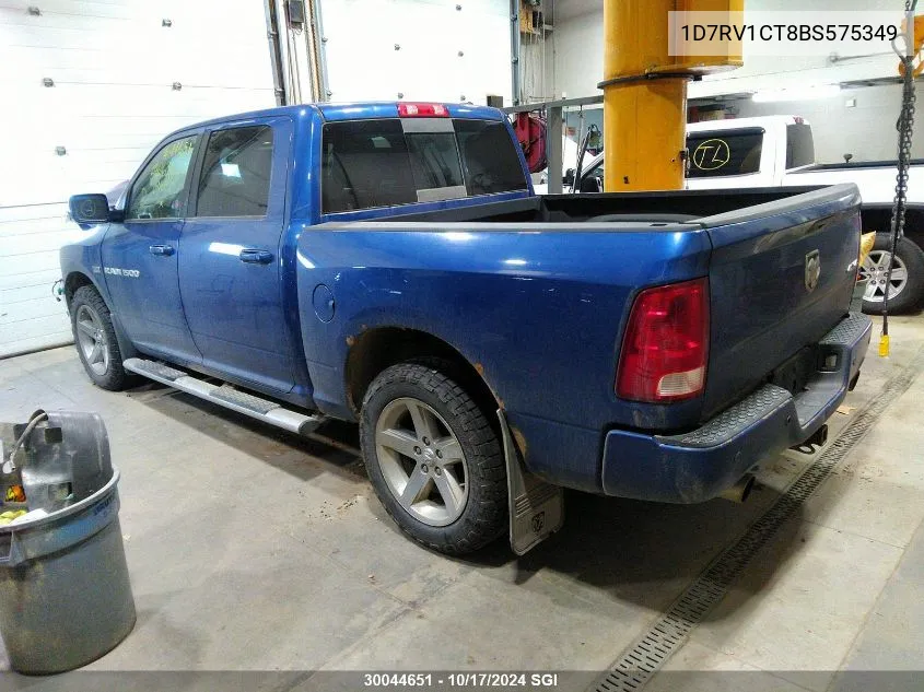 1D7RV1CT8BS575349 2011 Dodge Ram 1500