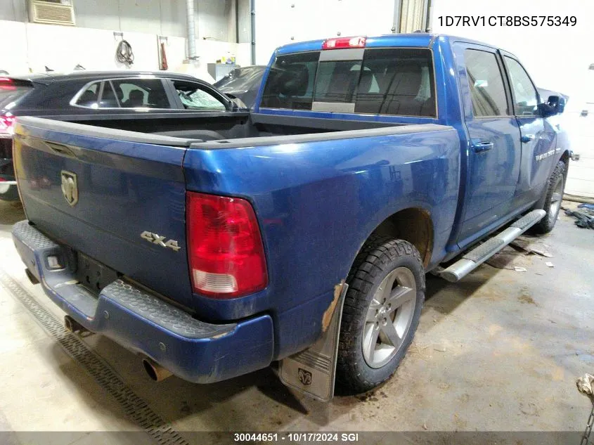 1D7RV1CT8BS575349 2011 Dodge Ram 1500