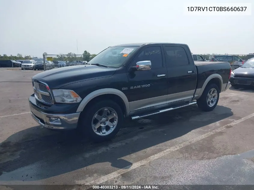 2011 Dodge Ram 1500 VIN: 1D7RV1CT0BS660637 Lot: 40303213