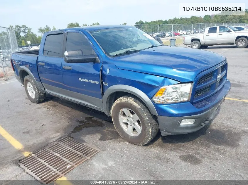 1D7RB1CT0BS635214 2011 Dodge Ram 1500