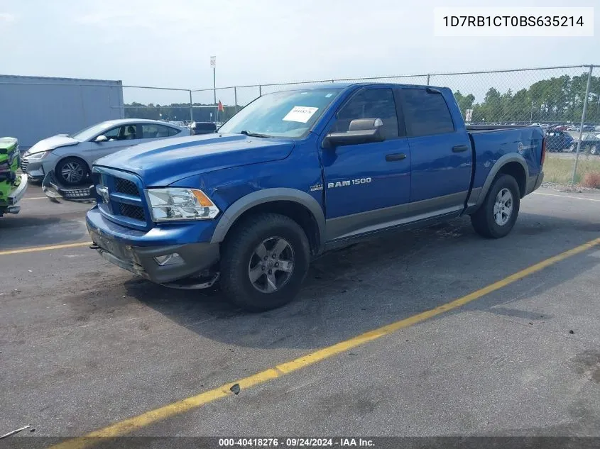 2011 Dodge Ram 1500 VIN: 1D7RB1CT0BS635214 Lot: 40418276