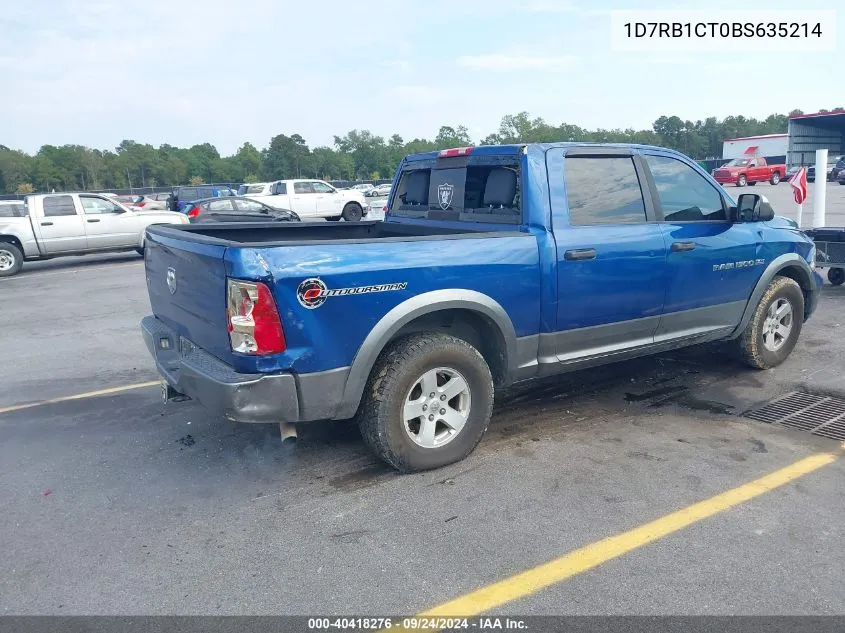 2011 Dodge Ram 1500 VIN: 1D7RB1CT0BS635214 Lot: 40418276