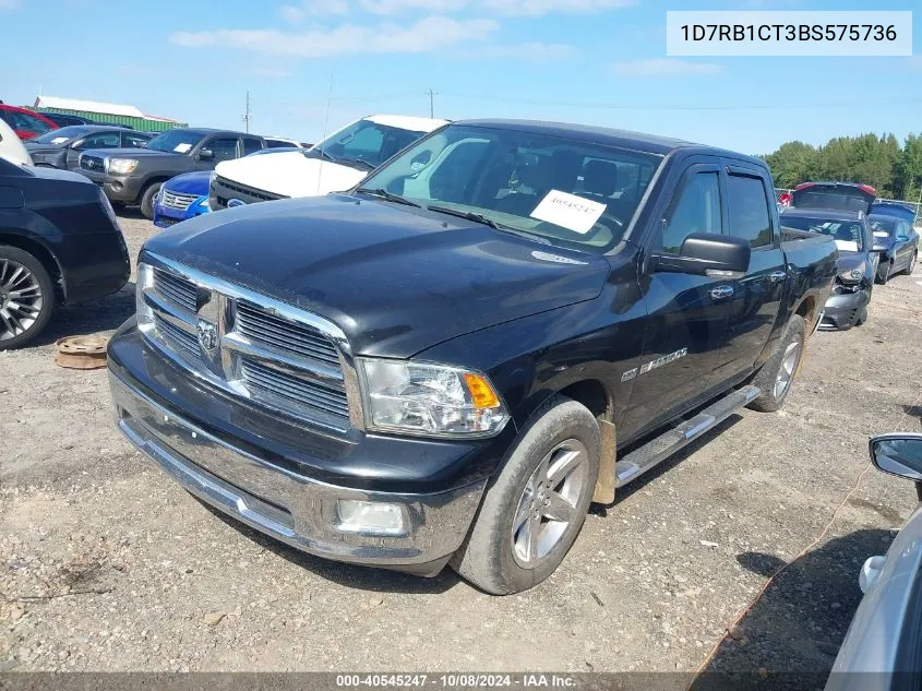 2011 Dodge Ram 1500 VIN: 1D7RB1CT3BS575736 Lot: 40545247