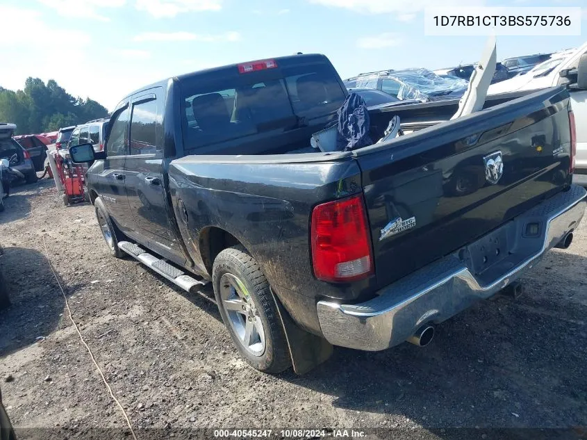 2011 Dodge Ram 1500 VIN: 1D7RB1CT3BS575736 Lot: 40545247