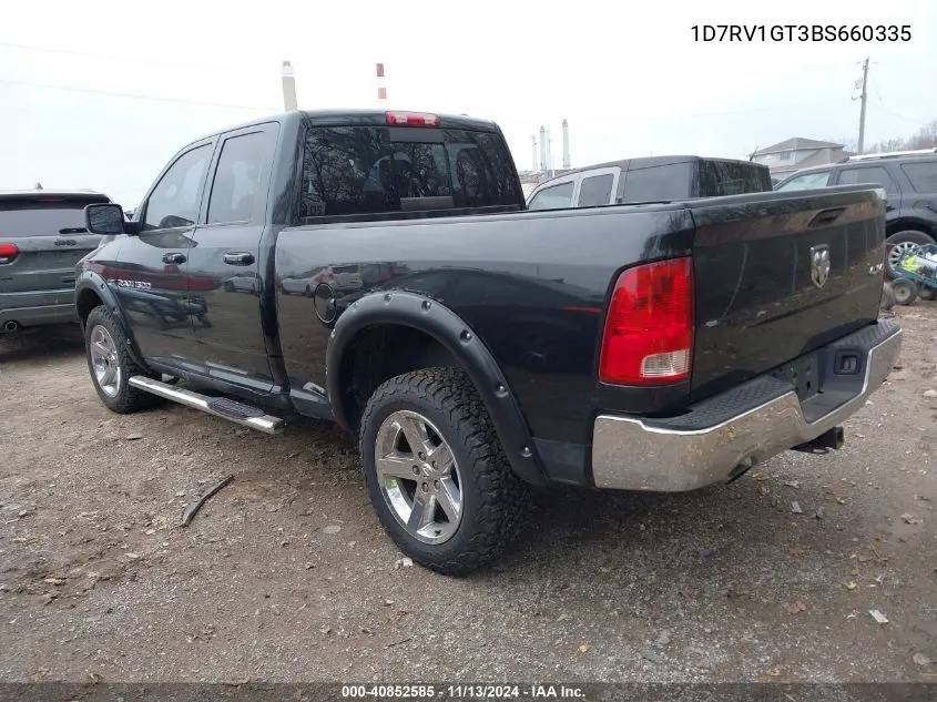 1D7RV1GT3BS660335 2011 Dodge Ram 1500