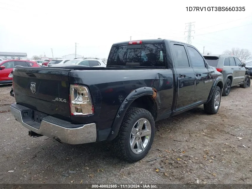 1D7RV1GT3BS660335 2011 Dodge Ram 1500