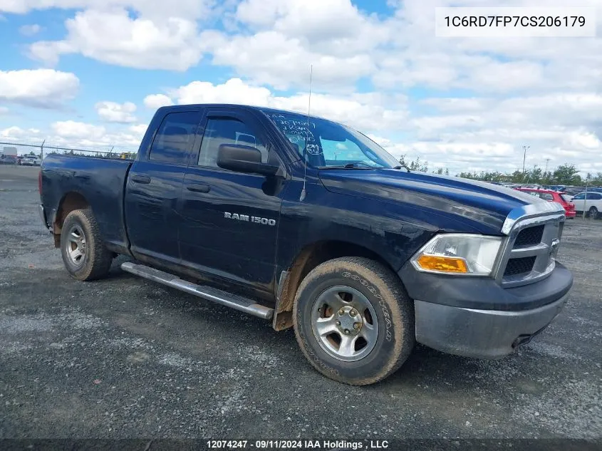 2012 Dodge Ram 1500 St VIN: 1C6RD7FP7CS206179 Lot: 12074247