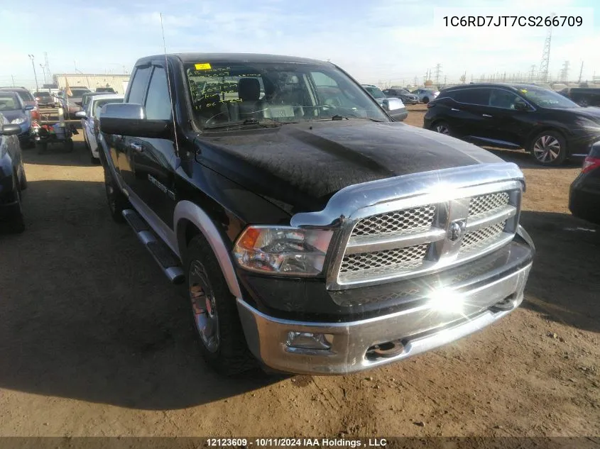 2012 Dodge Ram 1500 Laramie VIN: 1C6RD7JT7CS266709 Lot: 12123609